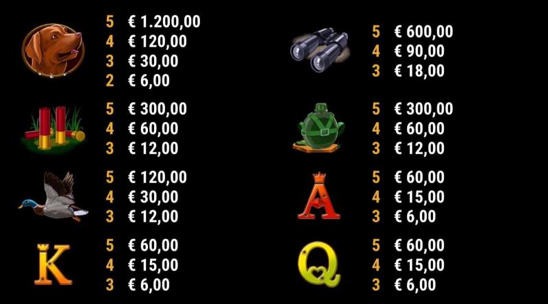 Duck Shooter Symbols