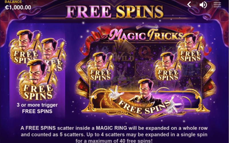 Magic Tricks Free Spins