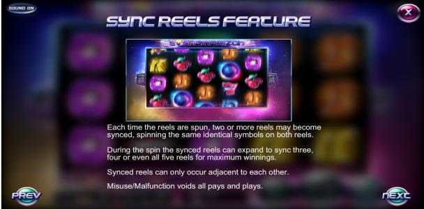 Event Horizon Slot Machine Symbol Screen