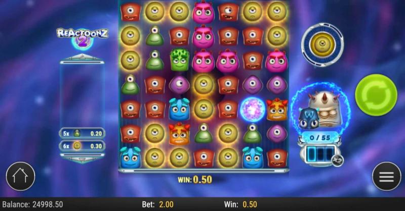 Reactoonz 2 slot