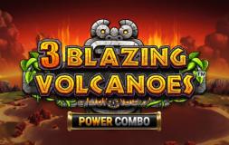 3 Blazing Volcanoes slot logo
