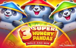 3 Super Hungry Pandas slot logo