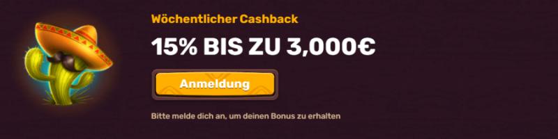 Wöchentlicher Cashback 5Gringos Casino