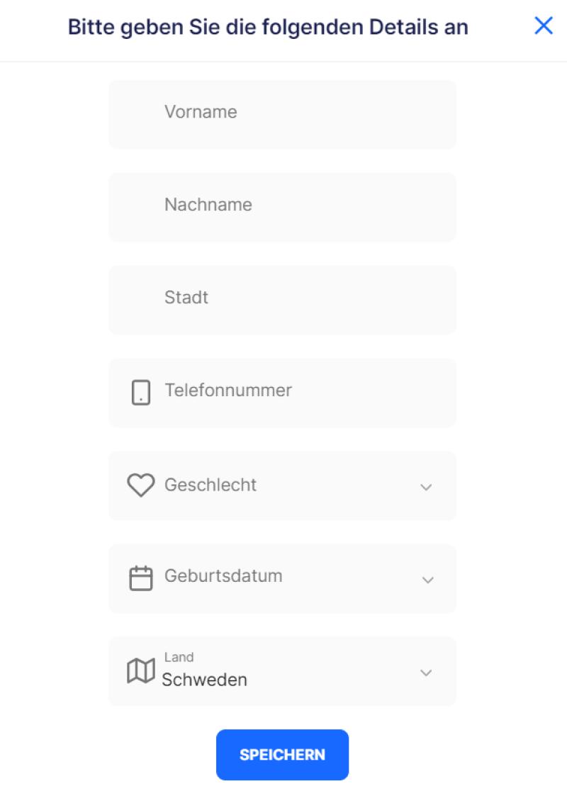 Registrierung im Ice Casino 3
