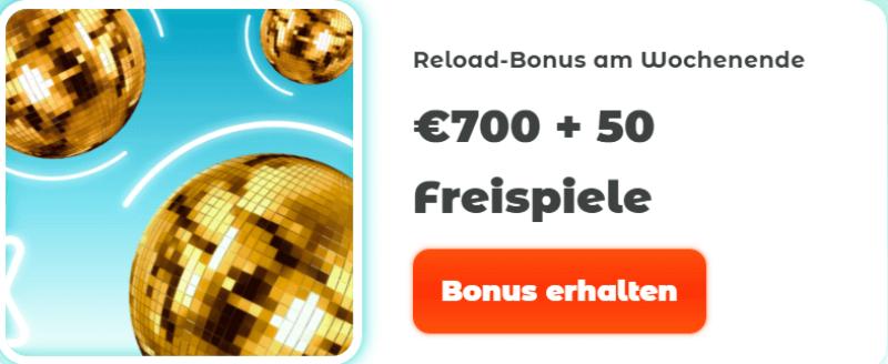 Reload Wochenendbonus im Neon54 Casino