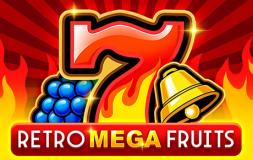 Retro Mega Fruits  slot logo