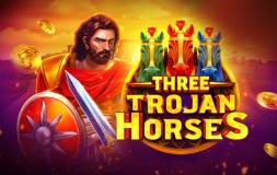 Three Trojan Horses slot logo