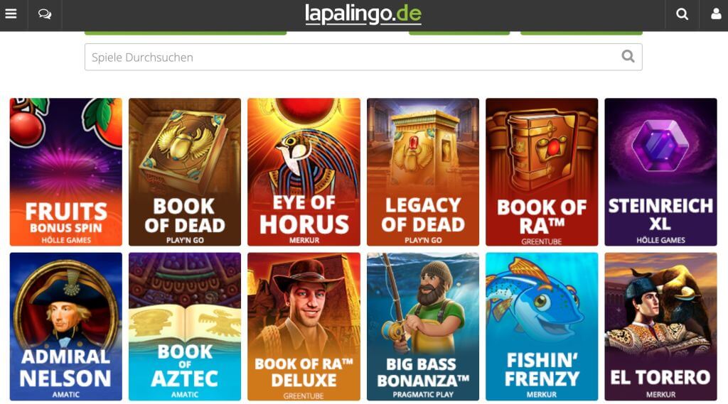 Lapalingo Casino Spiele