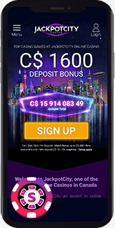 Jackpot City Casino mobil