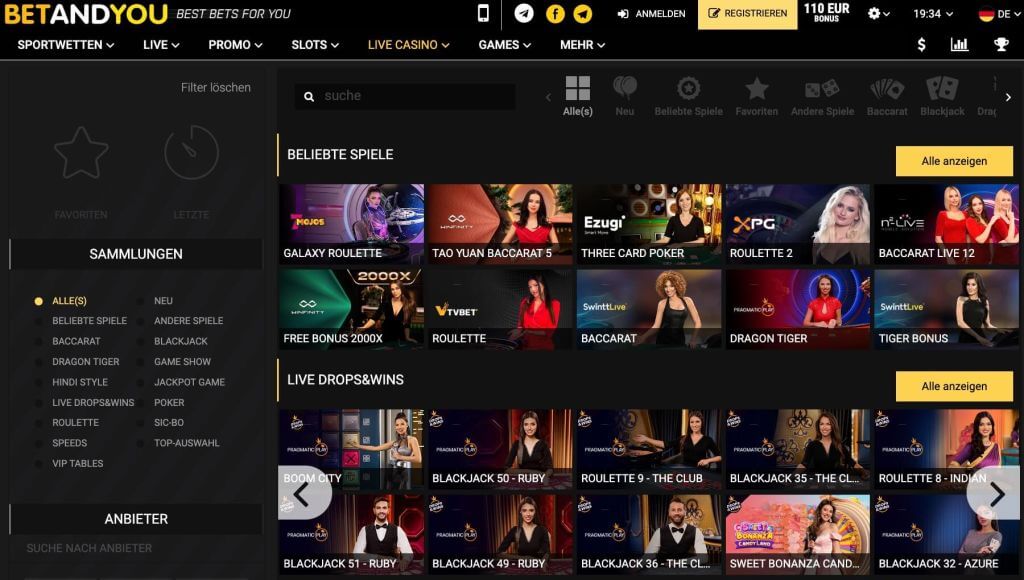 Betandyou Live Casino