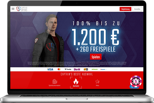 Captain Spins Casino Spiele