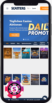 Scatters Casino mobil
