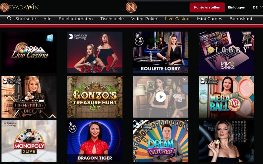 Nevada Win Live Casino