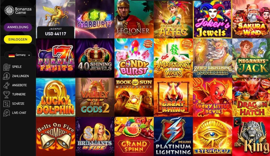 Bonanza Game Casino Spiele