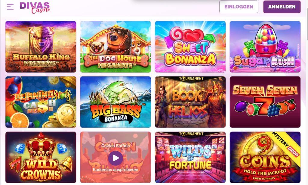Divas Luck Casino Spiele