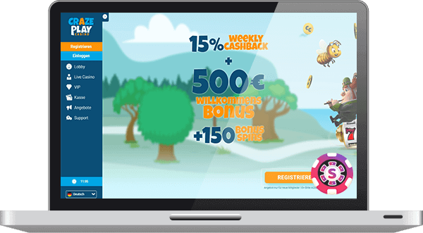 CrazePlay Casino Spiele