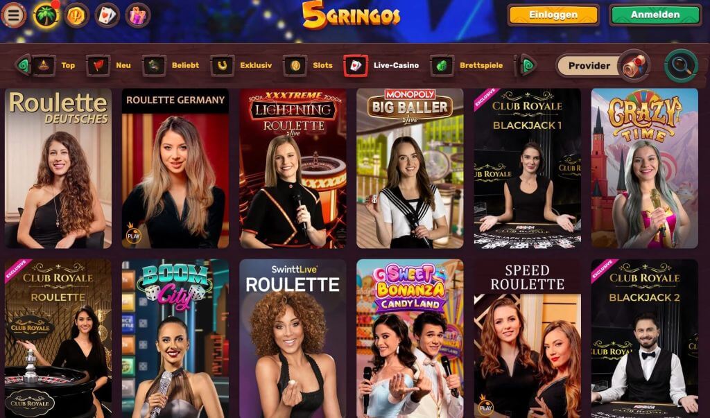 5Gringos Live Casino