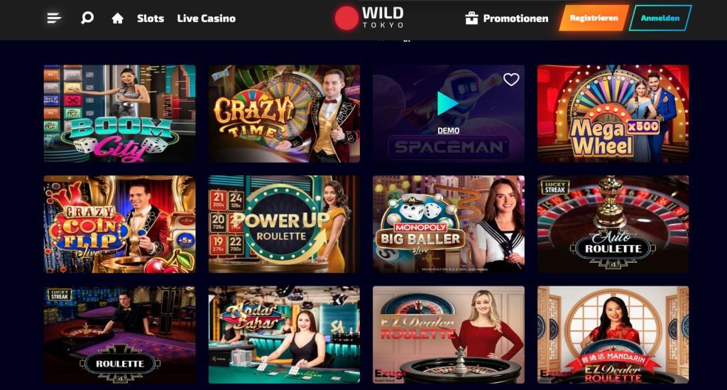 Wild Tokyo Live Casino