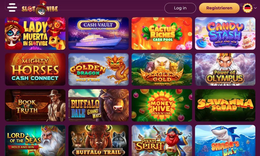 SlotVibe Casino Spiele