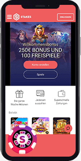 Stakes Casino mobil
