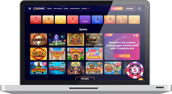 CosmicSlot Casino spiele