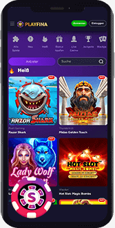 Playfina Casino mobil
