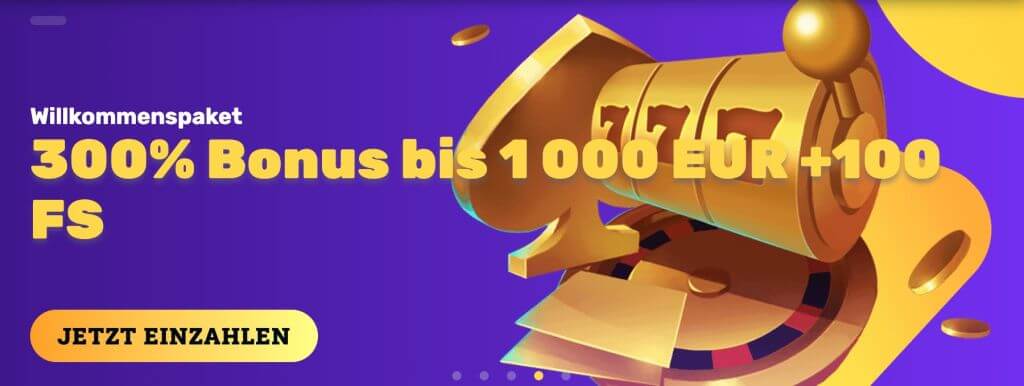RocketPlay Casino Willkommenbonus