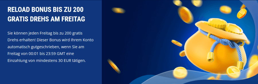 Reload Bonus SpinBetter Casino