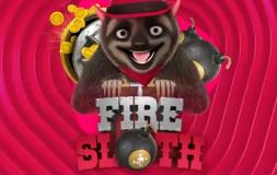 Fire Sloth slot logo