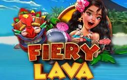 Fiery Lava slot logo