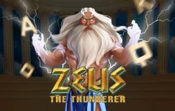 Zeus The Thunderer slot logo