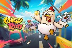 Chicky Run slot logo