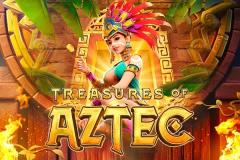 Treasures of Aztec slot logo