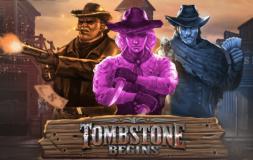 Tombstone Begins slot logo