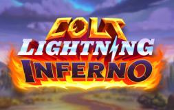 Colt Lightning Inferno slot logo