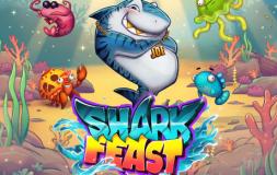 Shark Feast slot logo