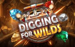Digging for wilds slot logo