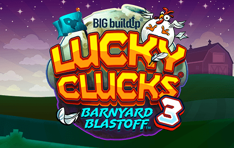 Lucky Clucks 3: Barnyard Blastoff slot logo