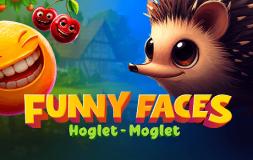 Funny Faces: Hoglet-Moglet slot logo