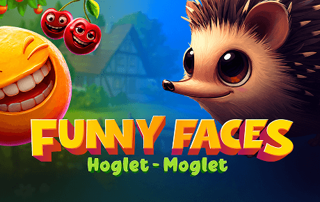 Funny Faces: Hoglet-Moglet slot logo