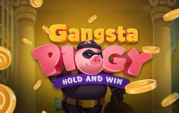 Gangsta Piggy: Hold and Win slot logo