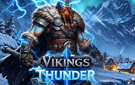 Vikings Thunder slot logo