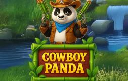 Cowboy Panda - Hold & Win slot logo