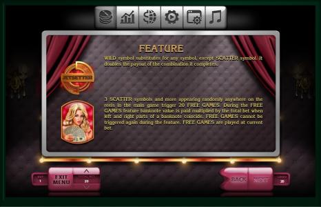 Jetsetter Slot Machine - Scatter Awards and Wild Symbol Screen