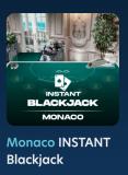 Monaco Instant Blackjack slot logo