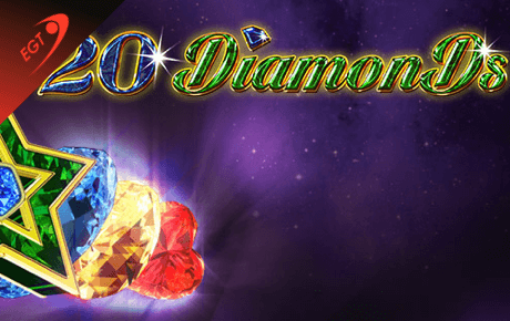 20 Diamonds slot logo