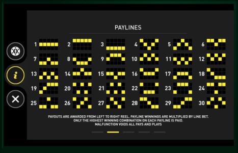 Bikini Beach Slot Machine Paylines Screen