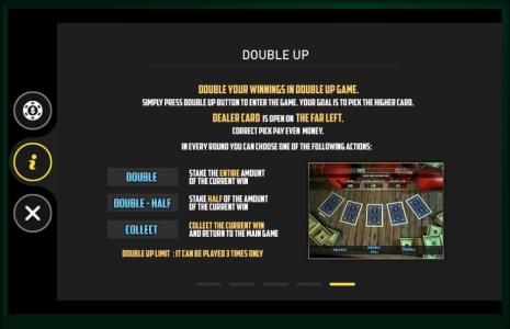 Boxing Slot Machine Double Up Feature Screen