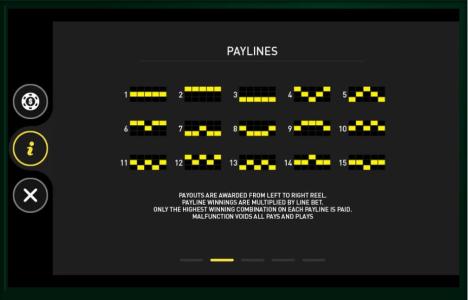 Boxing Boxing Slot Machine Paylines Screen