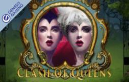 Clash of Queens slot logo